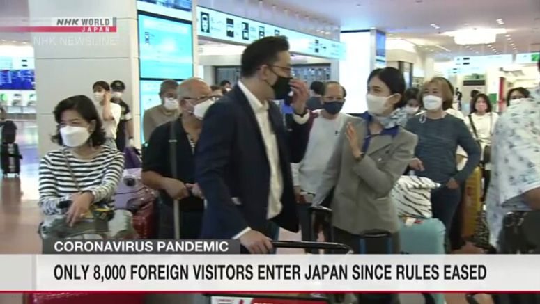 Only 8,000 foreign tourists visited Japan in June, July