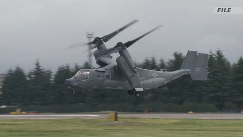 Local governments in Tokyo seek more CV-22 Osprey safety assurance