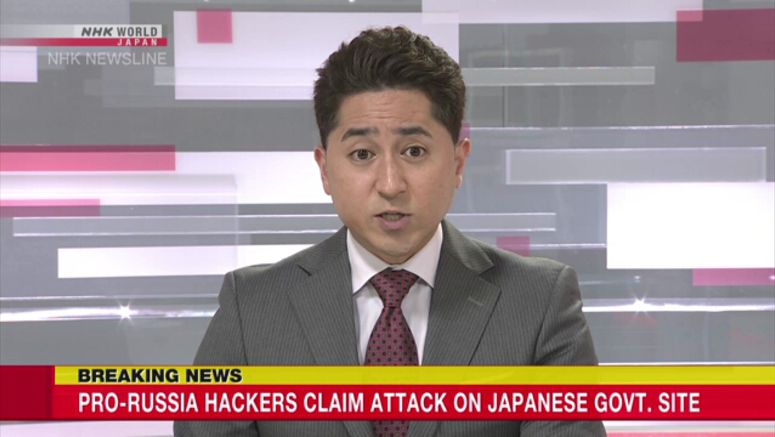 Pro-Russian hacker group may have attacked Japanese government website
