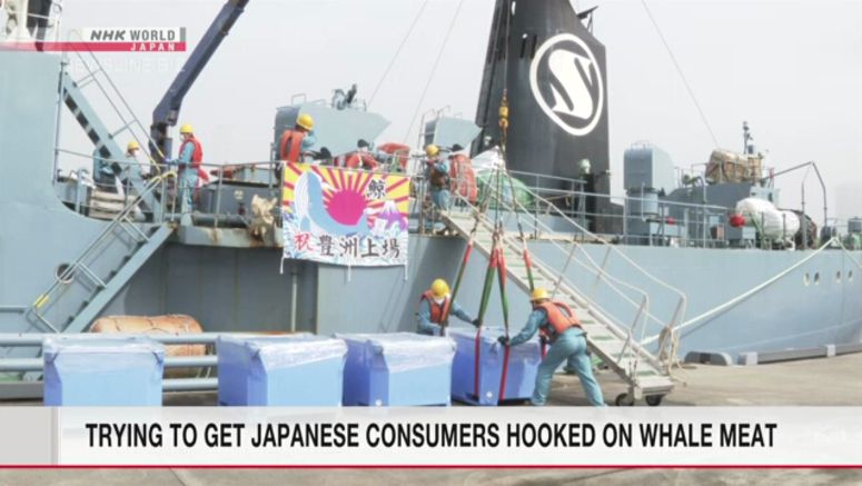 Trying to get Japanese consumers hooked on whale meat
