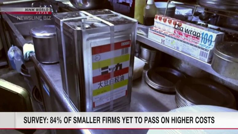 Survey: 84% of smaller firms yet to pass on higher costs Survey: 84% of smaller firms yet to pass on higher costs