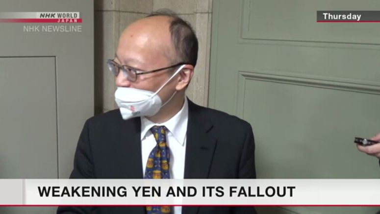 Weakening yen and its fallout
