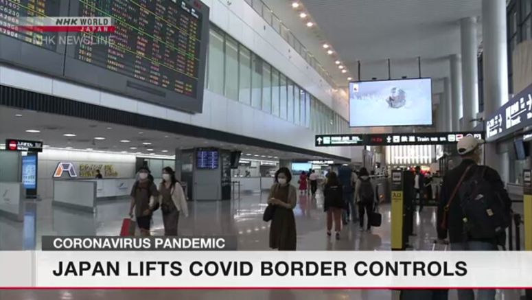 Japan lifts most COVID border controls