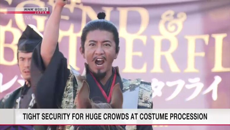 Japanese historical parade draws almost half-a-million people