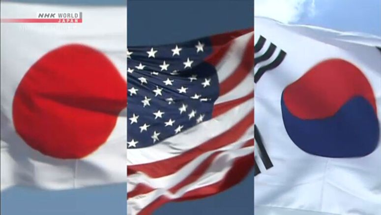 Officials of Japan, US, S.Korea discuss N.Korean missile launches