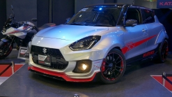 Suzuki's Angry Swift Sport Katana Edition Muscles Up With Flared Fenders In Tokyo