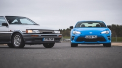 1987 Toyota AE86 and a 2020 Toyota 86 seek the Toyota Parallel Pomeroy Trophy in England