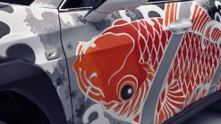 Lexus commissioned the world's first tattooed car