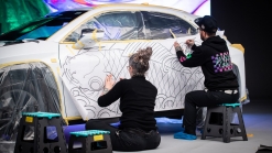 Lexus commissioned the world's first tattooed car