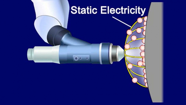 Toyota implements new airless paint atomizer at Japanese plants