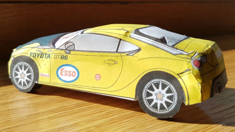 Toyota Helps Fight The Coronavirus Boredom, Launches Templates To Build GT86 Miniatures