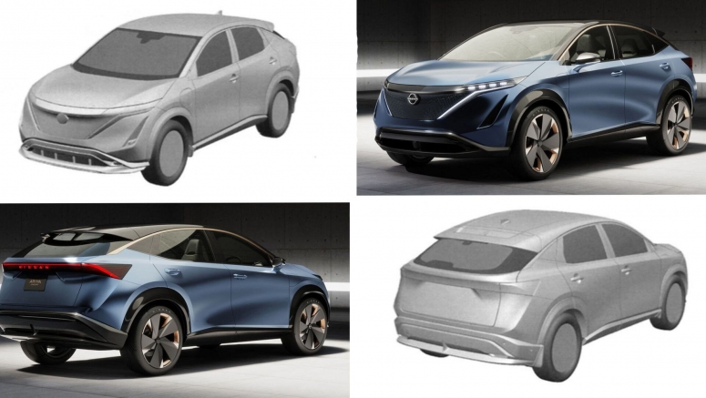 Nissan's Ariya Concept Appears Ready For Production As New Patent Photos Surface