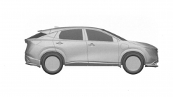 Production Nissan Ariya crossover EV shown in leaked patent images