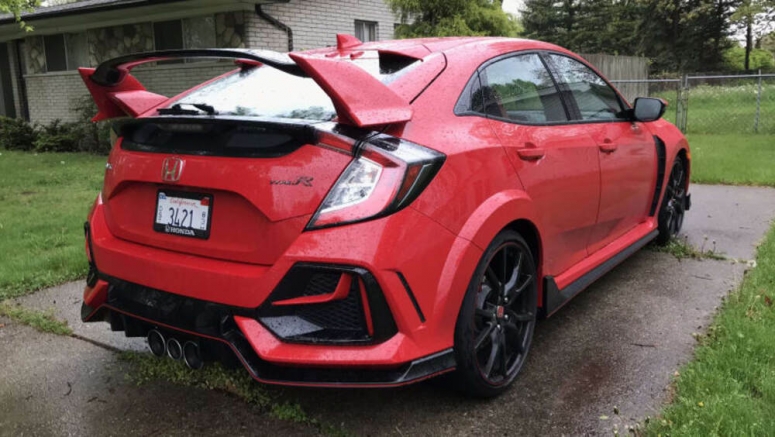 2020 Honda Civic Type R exhaust sounds quiet