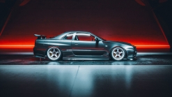 R34 Nissan Skyline GT-R Imagined With Pop-Up Headlights Answers A Question No One Asked