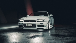 R34 Nissan Skyline GT-R Imagined With Pop-Up Headlights Answers A Question No One Asked