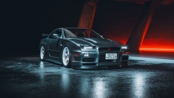 R34 Nissan Skyline GT-R Imagined With Pop-Up Headlights Answers A Question No One Asked