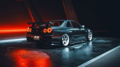 R34 Nissan Skyline GT-R Imagined With Pop-Up Headlights Answers A Question No One Asked