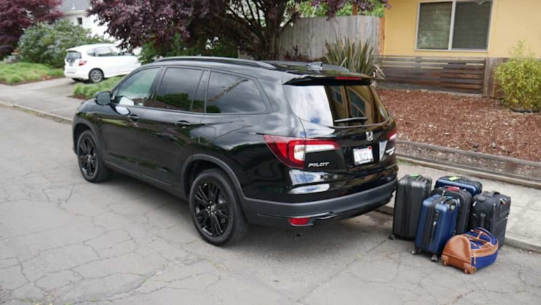2020 Honda Pilot Luggage Test | How much fits behind the third row?