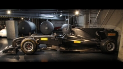 2009 Toyota TF109 Formula One car crossing the auction block