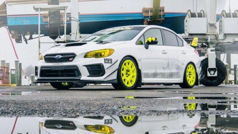 Omaze is giving away a Gymkhana-inspired WRX STI customized by Hoonigan