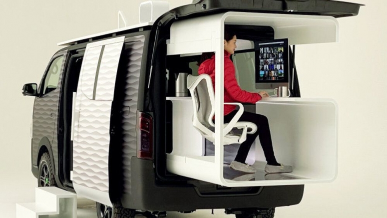 Nissan's 2021 Tokyo Auto Salon lineup includes mobile office van