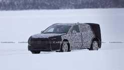 2022 Ford Fusion Active Spied Going Down The Subaru (Legacy) Outback Path