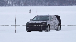 2022 Ford Fusion Active Spied Going Down The Subaru (Legacy) Outback Path