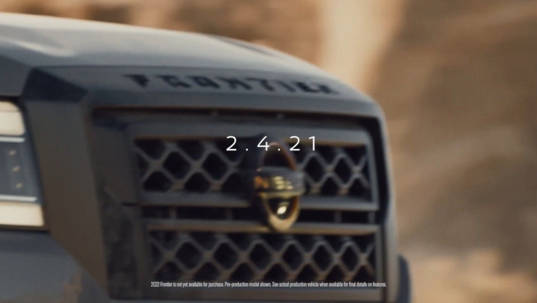 Check Out The 2022 Nissan Frontier's Brand New Nose In Official Teaser