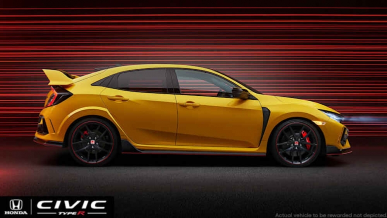 Enter now to win the first 2021 Honda Civic Type R LE