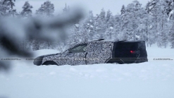 2022 Ford Fusion Active Spied Going Down The Subaru (Legacy) Outback Path