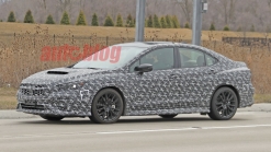Next-generation Subaru WRX in thin camouflage appears in spy photos