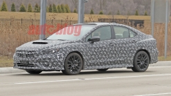 Next-generation Subaru WRX in thin camouflage appears in spy photos