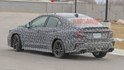Next-generation Subaru WRX in thin camouflage appears in spy photos