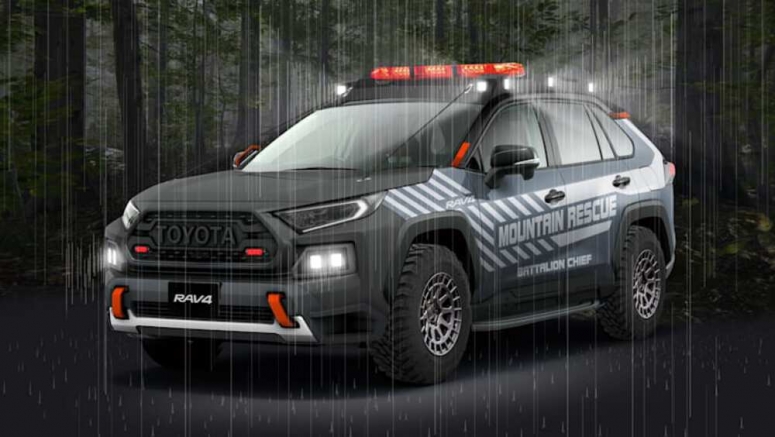 The Toyota RAV4 5D Adventure Mountain Rescue was built for disasters