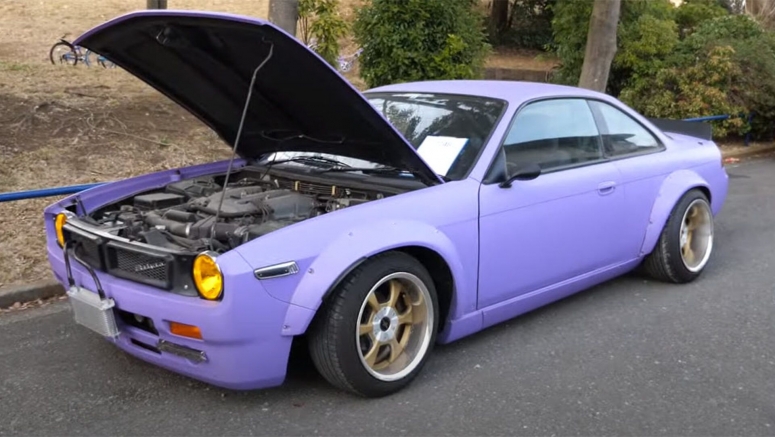 Nissan Silvia S14 With Rocket Bunny Bodykit Wants To Be A 1970s Dodge Challenger