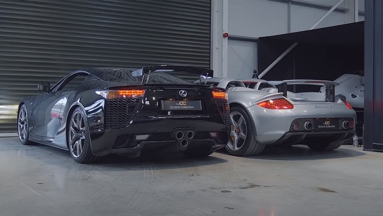 V10 Sound Battle: Lexus LFA And Porsche Carrera GT Have An Epic Rev-Off