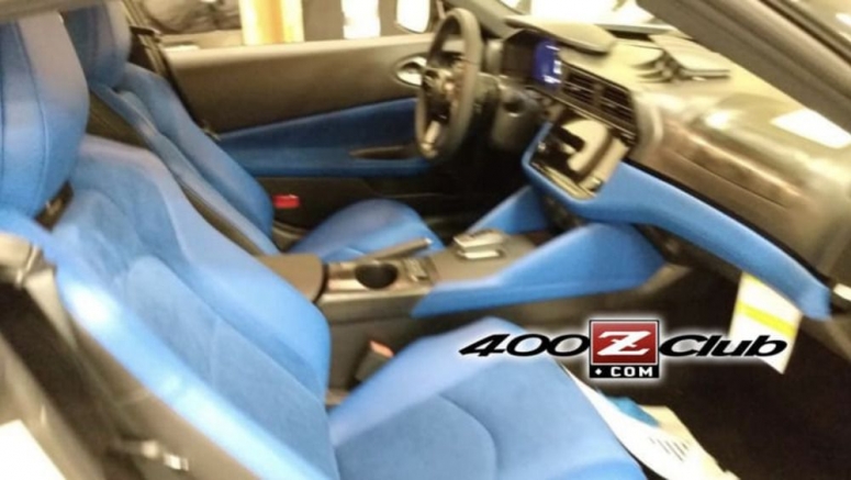 New Nissan Z caught with a bold blue interior