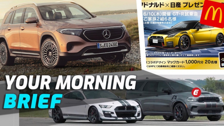 McDonald's-Themed Nissan GT-R, Volvo XC40 Recharge EV Driven, Mercedes EQB, VW ID.6 EV: Your Morning Brief
