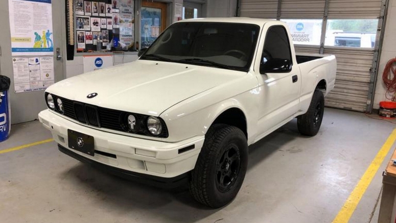 Toyota Tacoma With A BMW E30 Face Built By Students Works Surprisingly Well