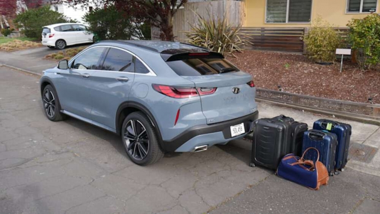 2021 Infiniti QX55 Luggage Test | The price to be paid for a coupe