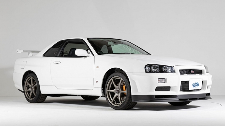An R34 Nissan Skyline GT-R with just 10 miles is for sale
