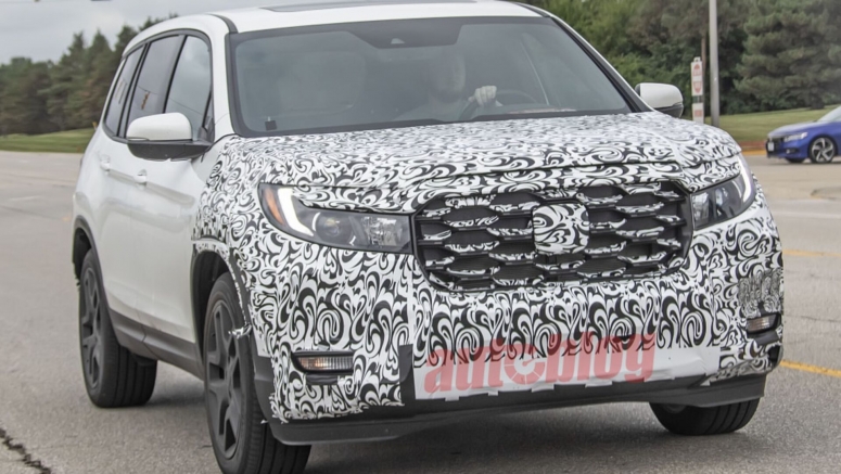 Honda Passport caught with a new nose in fresh spy photos