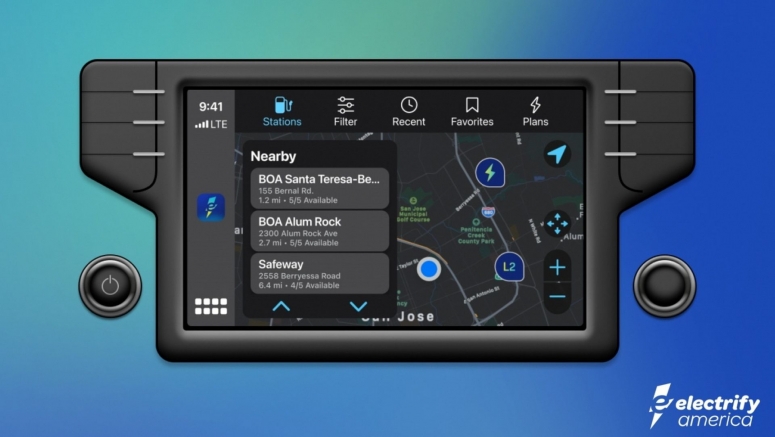 Electrify America's Mobile App Will Now Work Through Apple CarPlay And Android Auto