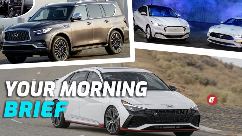 2022 Hyundai Elantra N Revealed, Infiniti QX80 Gets A Tech Update, And Ford Shows New Special Ice White Mustangs: Your Morning Brief