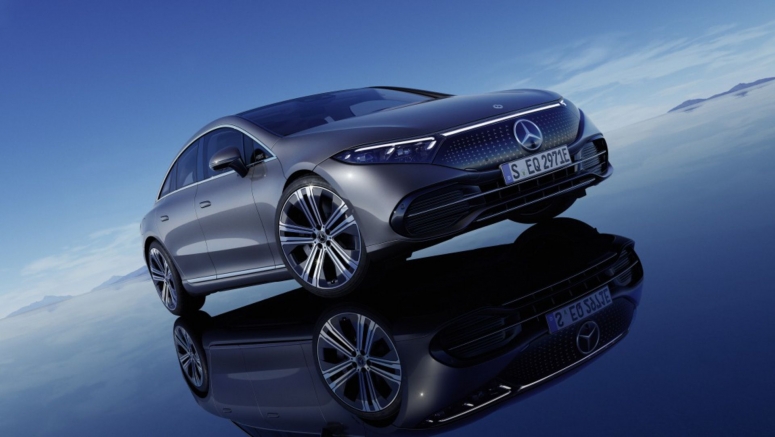 Mercedes EQS EV starts out costing less than its S-Class brother