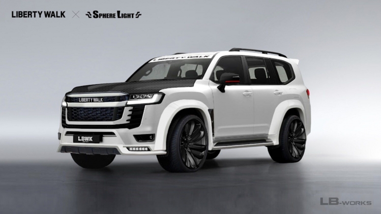Toyota Land Cruiser 300-series gets a Liberty Walk makeover