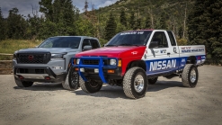 Nissan Enters Rebelle Rally With 2022 Frontier Inspired By 1980s Nissan Hardbody Off-Roading Champ