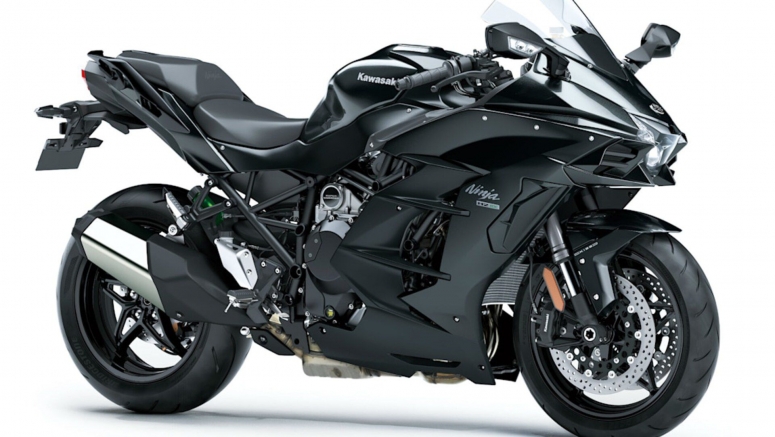 Kawasaki files patent for electric supercharger on a hybrid motorcycle