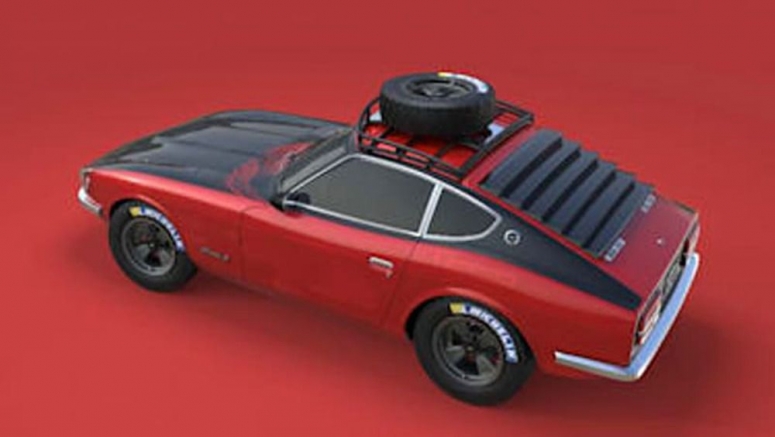 Sung Kang's rally-inspired Datsun 240Z leads Nissan's SEMA display